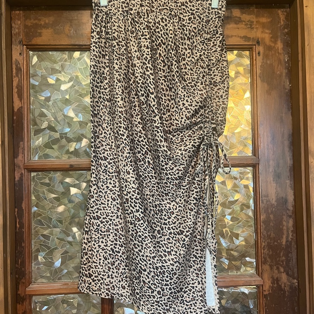 SHEIN Animal Print Skirt